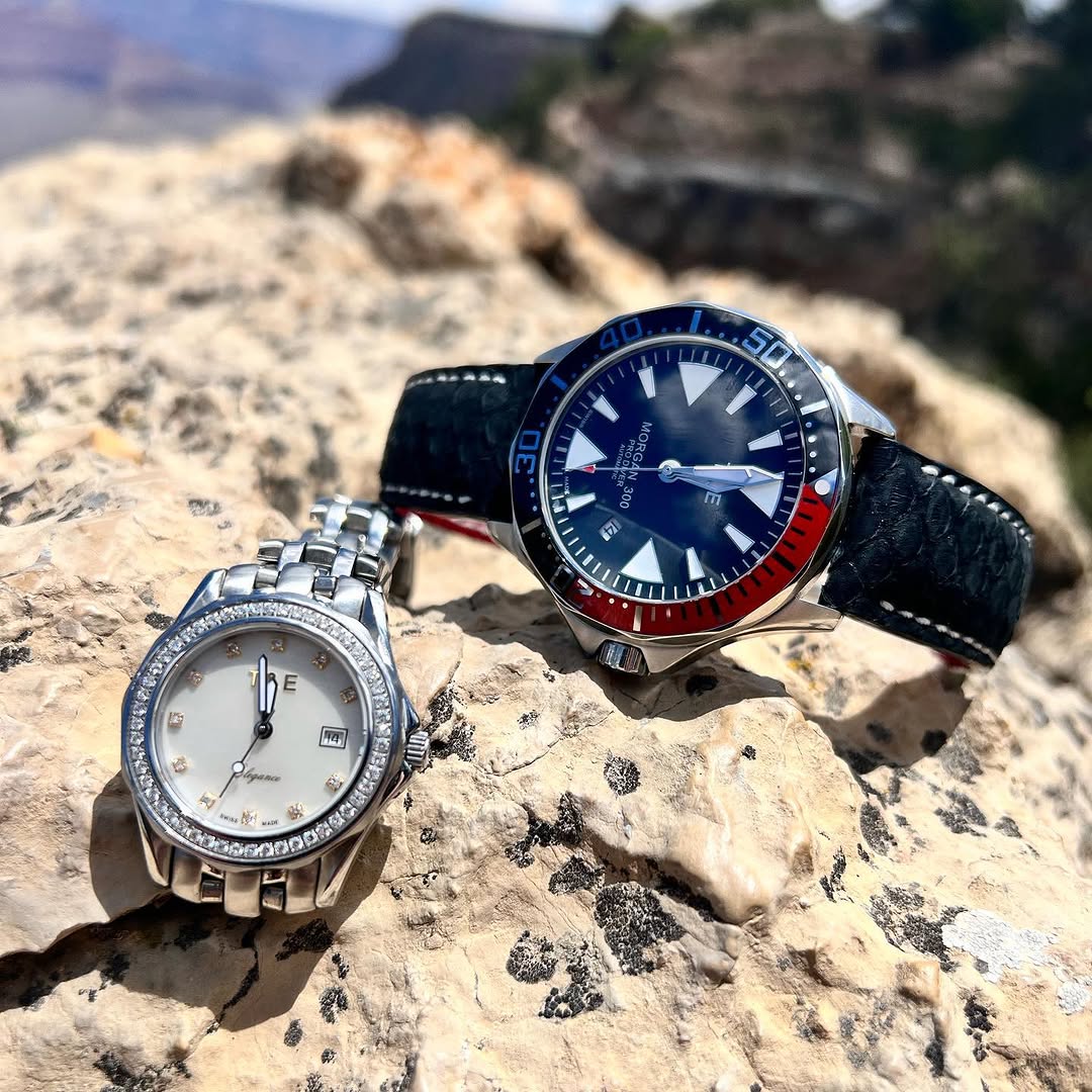 Time & Eternity watches on a summit